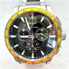 Maurice Lacroix Miros Sport Chronograph Watch MI1098 Yellow Black